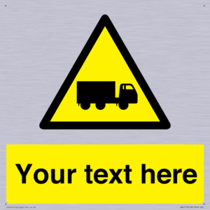 Custom Lorry Hazard Sign